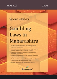 SNOW WHITE’s GAMBLING LAWS IN MAHARASHTRA ( BARE ACT)